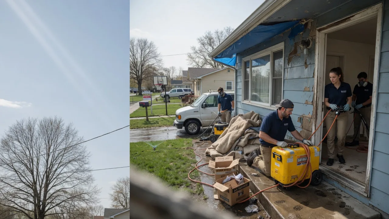 Basement Flood Cleanup in North Washington, PA near me
